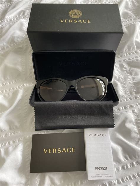 Versace Women's VE4292 GB1/8G Black/Gray Gradient 